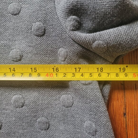 Anthropologie W5 Textured Polka Dot Blouse, sz Small - Picture 5 of 9